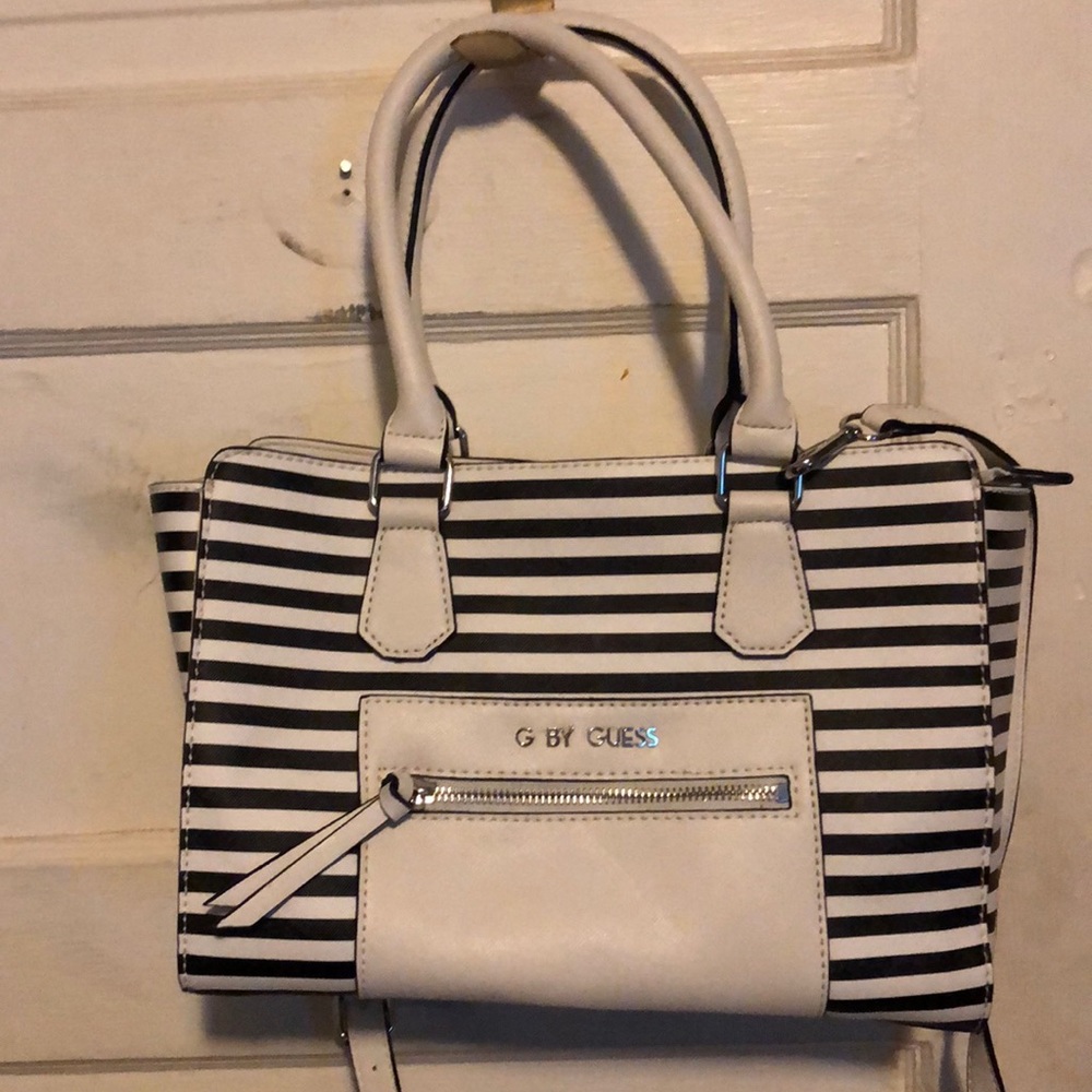 G By Guess black stripe purse